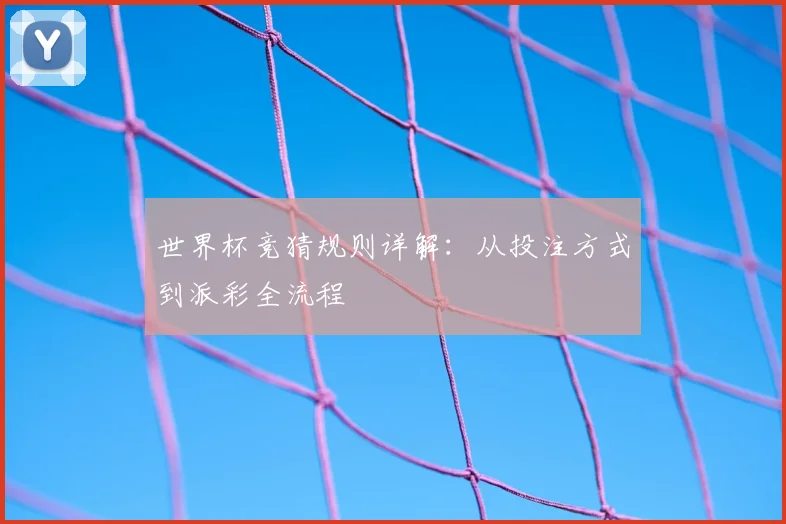 世界杯竞猜规则详解:从投注方式到派彩全流程